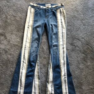 Free people size 29 denim bell bottoms